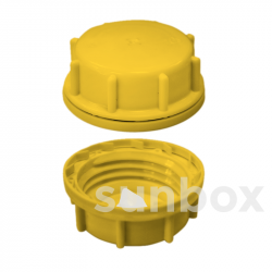 Bouchon avec Valve de Dégazage D61 Jaune