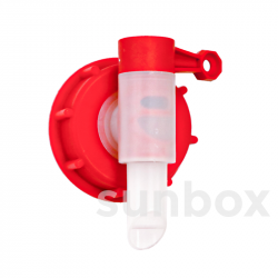 Bouchon avec Robinet Rouge D61 Débit de 1,5 Litre