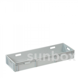 Caisse de transport 400 x 1200 x 171 mm grise