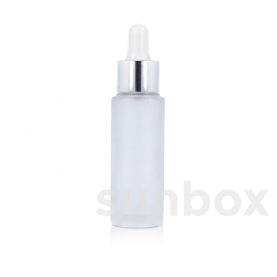 Flacon Cylindrique Lucia 30ml TALL Frosted