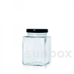 Pot CUBIC en Verre Transparent 150ml