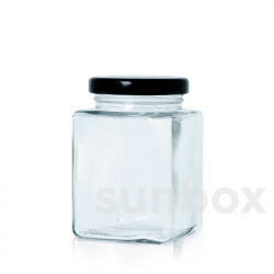 Pot CUBIC en Verre Transparent 275ml