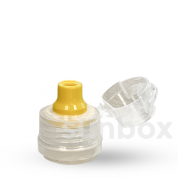 Fliptop 28/410 jaune et transparent