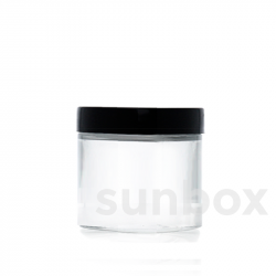 Pot en verre transparent de 160ml