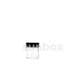 Pot en verre transparent de 30ml