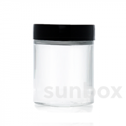 Pot en verre transparent de 360ml