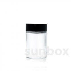 Pot en verre transparent de 60ml