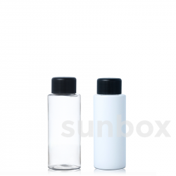 Flacon tubulaire court en PET de 75 ml