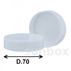Couvercle Chicago Blanc brillant D70