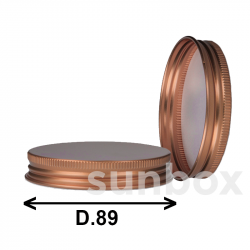 Couvercle Chicago Aluminium Cuivre brillant D89