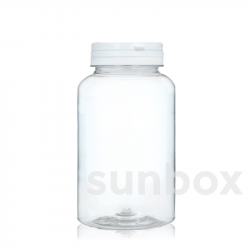 Pilulier de 250ml Couvercle à Charnière
