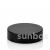 Couvercle noir pot en verre de 360ml
