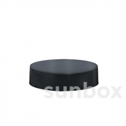 Couvercle Noir mat Pot en Verre 100ml