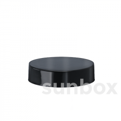 Couvercle Noir Pot en Verre 5ml