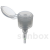 One touch dispenser 24/410 Transparent Tube 230mm