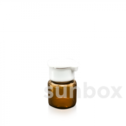 Flacon en verre ambré de 2 ml